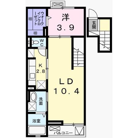 フィレール　デュ　トラジャⅦの物件間取画像